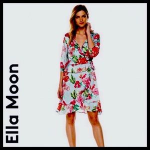 NWT ELLA MOON Floral Wrap Dress